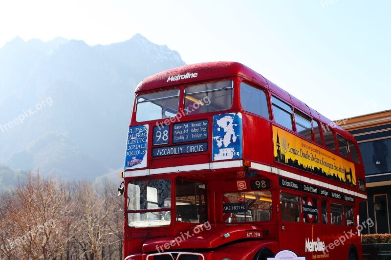 Bus Red United Kingdom London City