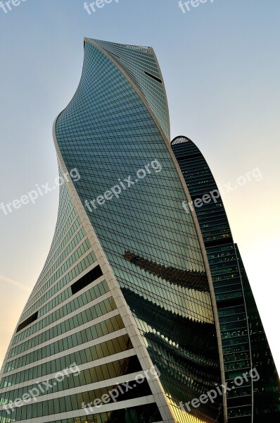 City Building Tower Architecture Moscow City