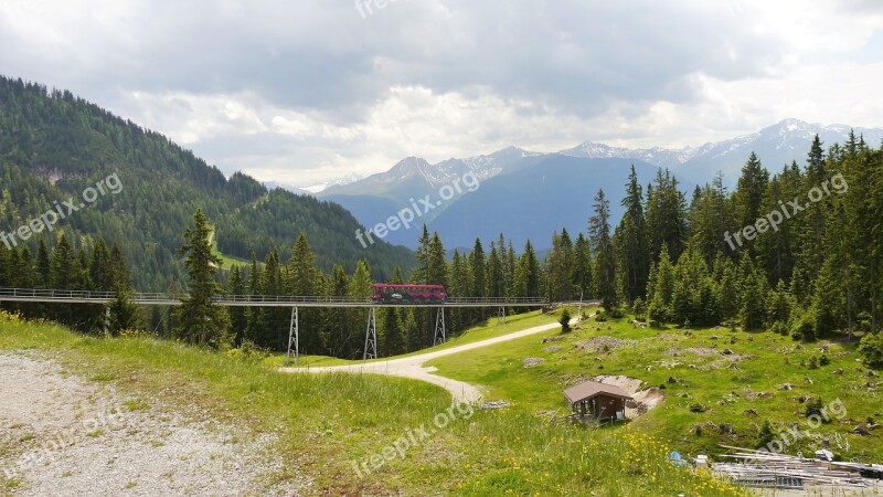 Austria Nature Mountains Landscape Green