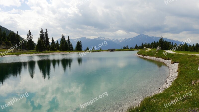 Austria Nature Mountains Landscape Green