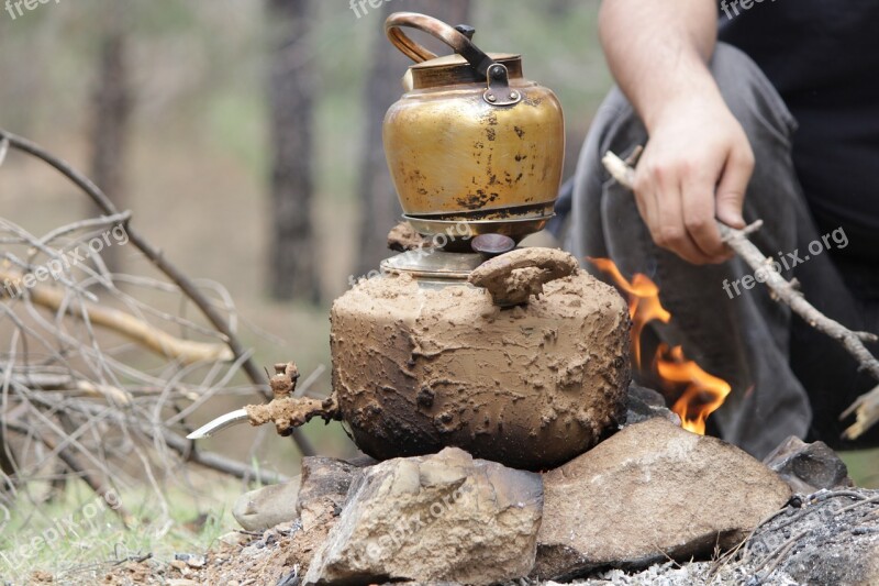 Garden Tea Picnic Traditional Fire Tea