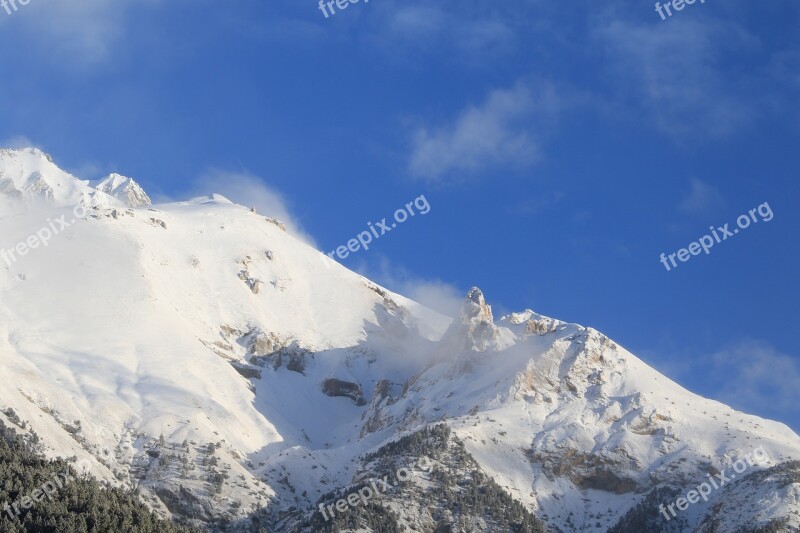 Mountain Landscape Winter Snow Nature