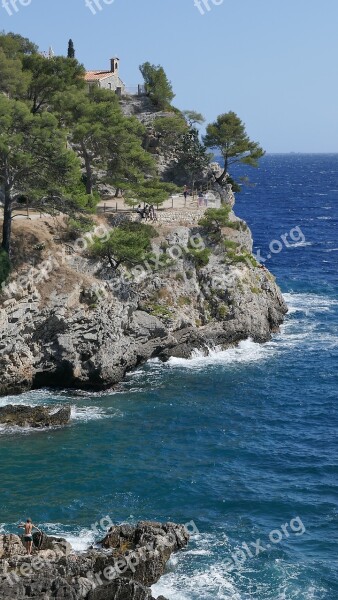 Notre Dame Du Cap Falcon Cote D'azur France Riviera Mediterranean