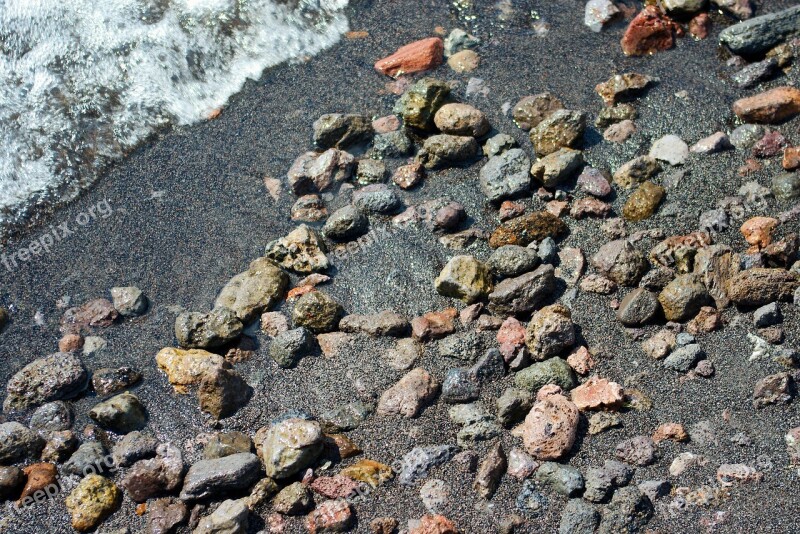 Yellowstone Black Sand Sand Gravel Black Volcanic