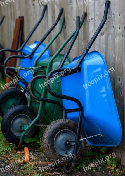 Wheelbarrow Cart Work Gardening Garden