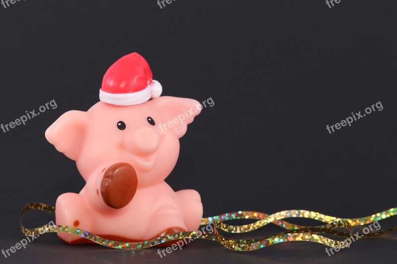 Christmas Pig Santa Hat Pig Cap Christmas