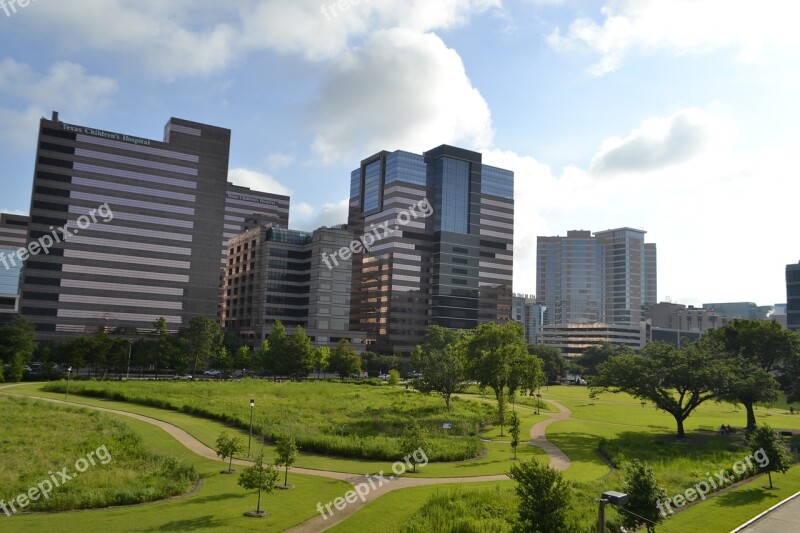 Houston City Skyline Texas Downtown