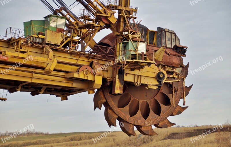 Mining Machine Excavator Bucket Extraction