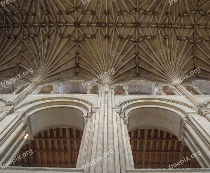 Cathedral Norwich Vault Architecture Religion