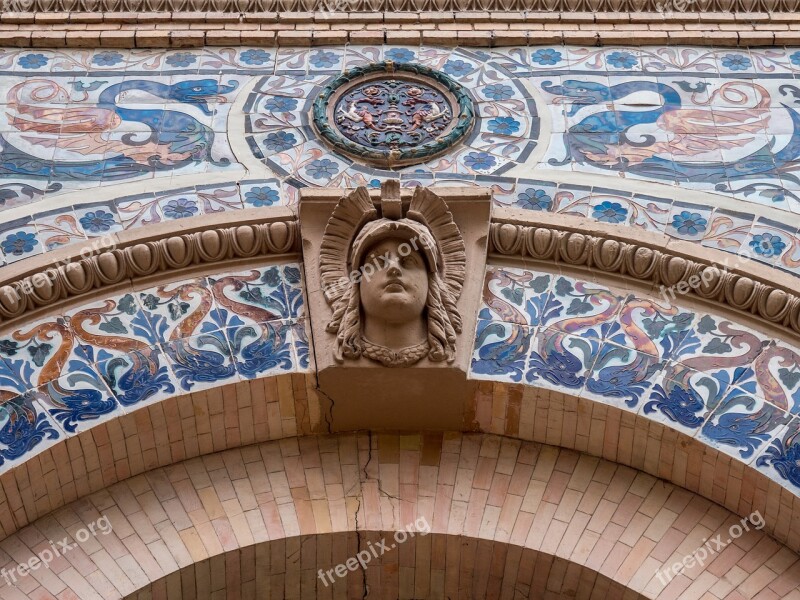 Architecture Detail Face Head Republic