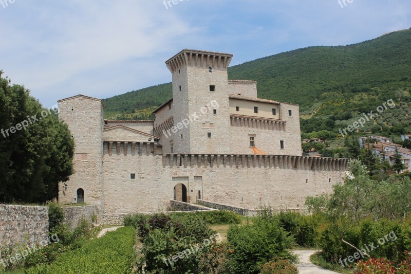 Umbria Gualdo Tadino Rocca Flea