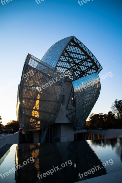 Foundation Paris Gehry Architecture Geometric