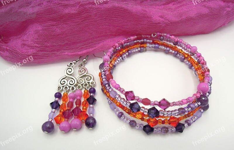 Jewelry Bracelet Earrings Beads Swarovski