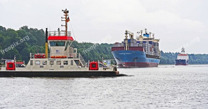 North America Car Ferry Sehestedt Cross-traffic Shipping