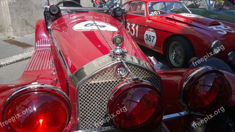 Alfa Romeo The Mille Miglia Italy Car Free Photos