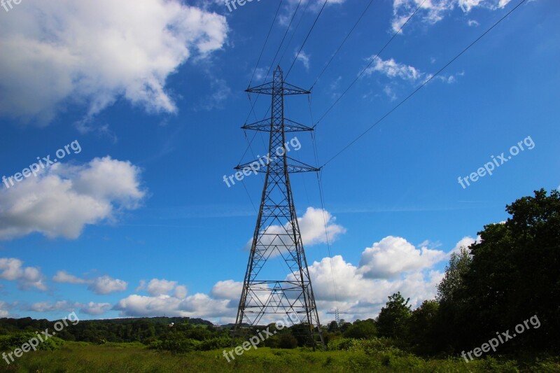 Pylon Electricity Pylon Electricity Power Energy