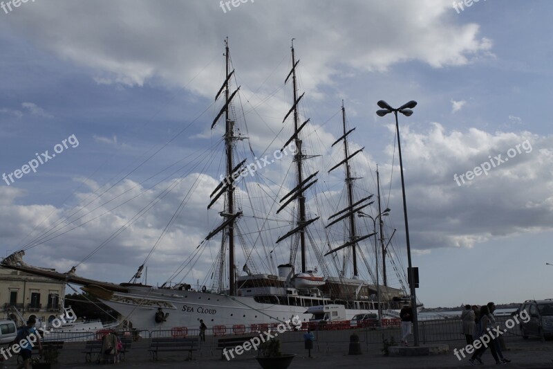 Boat Port Mast Italy Free Photos