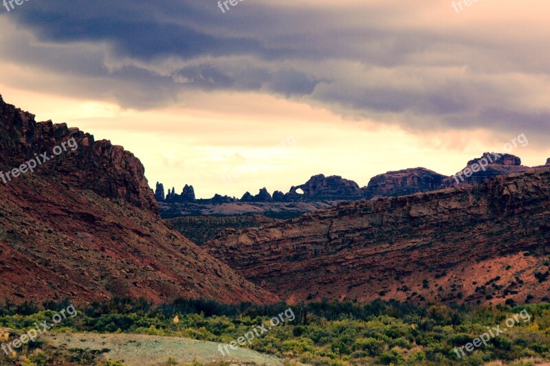 Arches National Park Utah Moab Southwest Sky