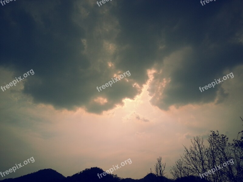 Clouds Shady Clouds Horizon Black Clouds Era Of Fear