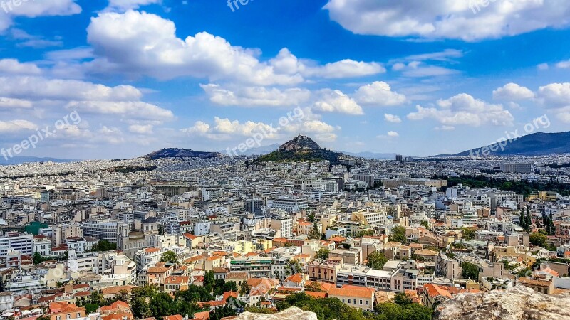 Athens Hill City View Scenic