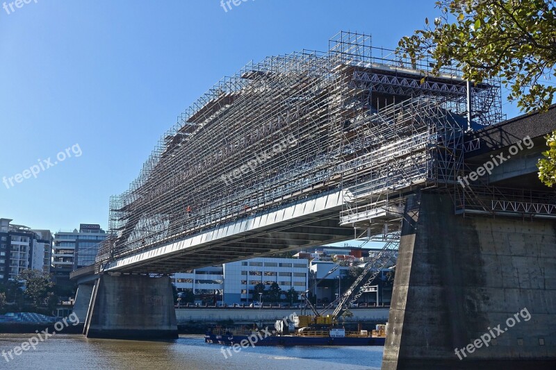 Bridge Maintenance Scaffolding Engineering Architecture