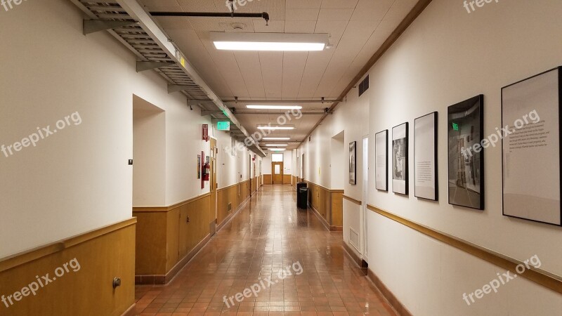 Corridor Hallway Interior University Of Washington Seattle Seattle