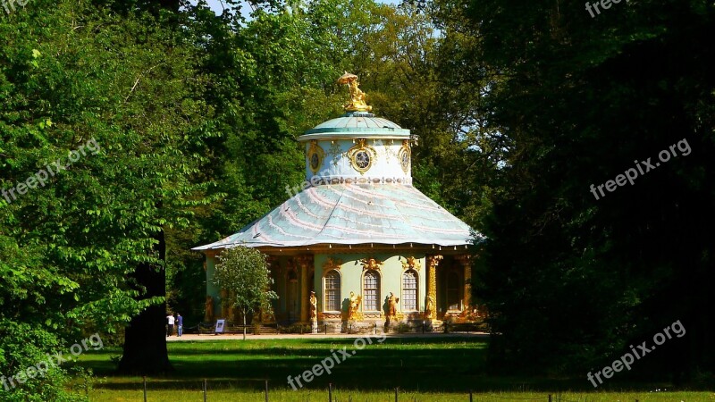 Sanssouci Park Tea House Gold Potsdam