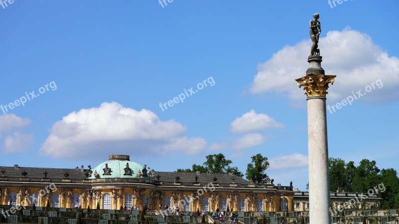 Sanssouci Potsdam Park Sanssouci Sculpture Closed Sanssouci