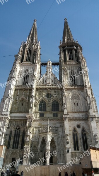 Regensburg Architecture Germany Dom Free Photos