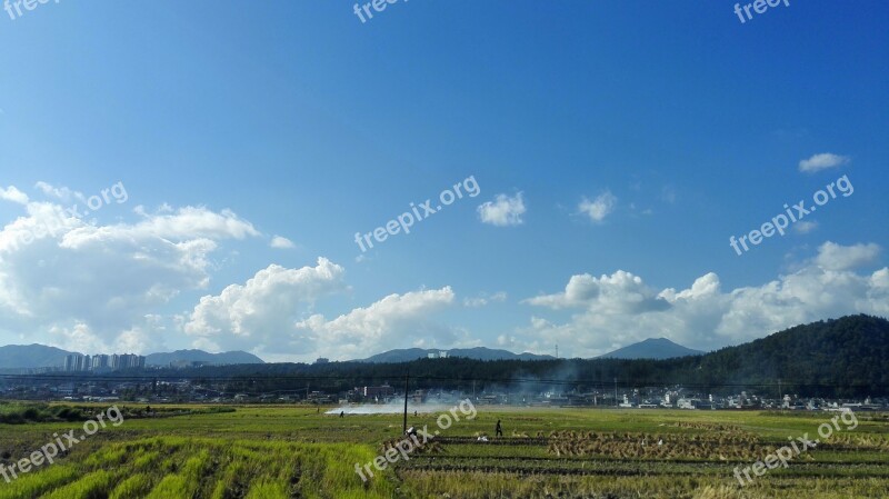 Ye Tian Country Blue Sky Free Photos