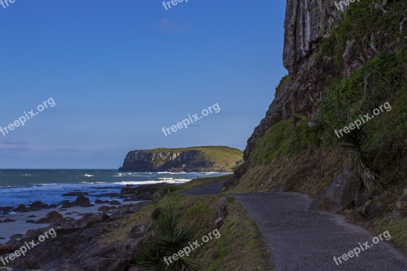 Beach Path Passage Stones Rocks