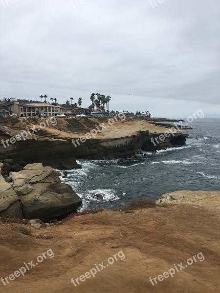 Sunset Cliffs San Diego Cliffs Ocean San