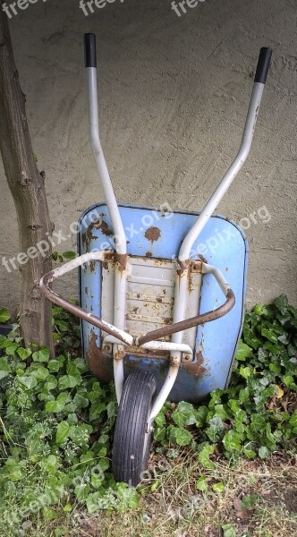 Wheelbarrow Garden Gardening Work Cart