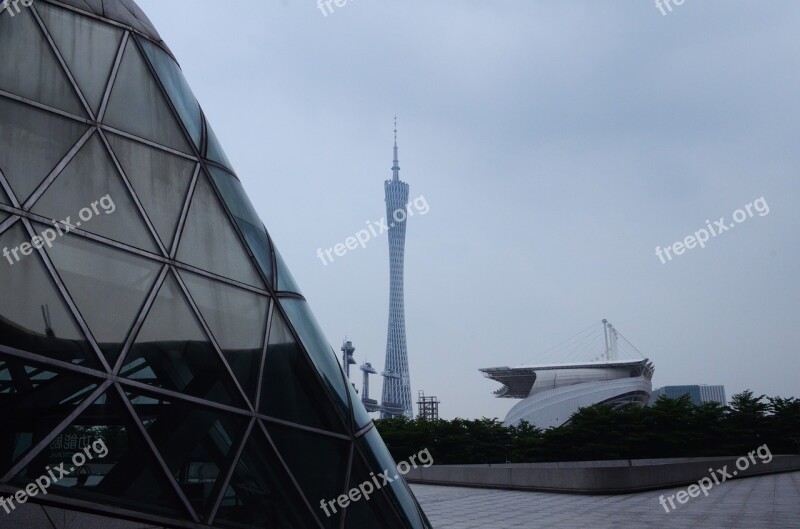 Canton Building Tower Telecom Free Photos