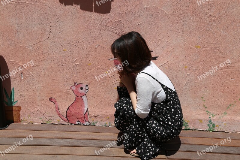 Cat Paju Provence Women's Mural