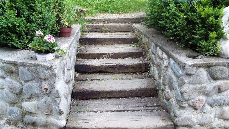 Stairs Speed Wood Stone Climb