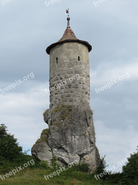 Waischenfeld Stone Bag Defensive Tower Building Landmark