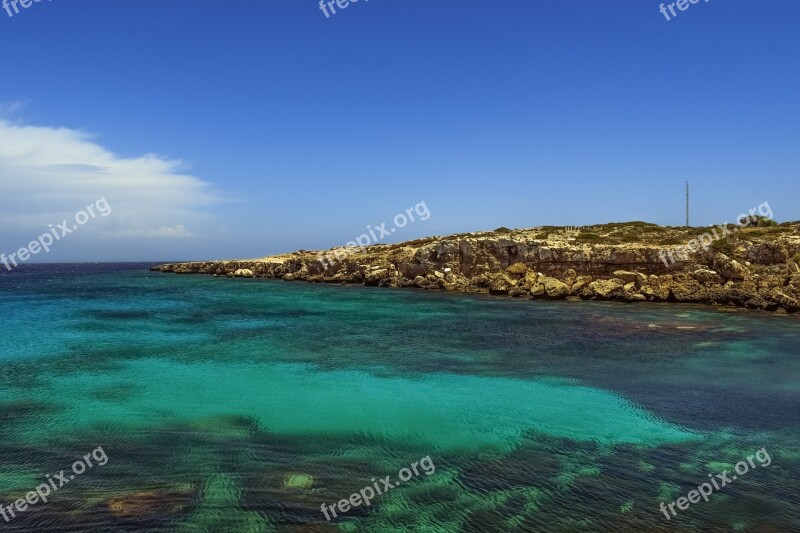 Sea Blue Cape Horizon Water