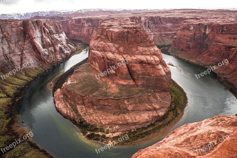 Land Scape Horse Shoe Utah Free Photos