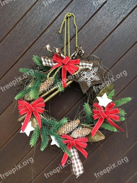 Christmas Decoration Door Ribbon Christmas Decoration