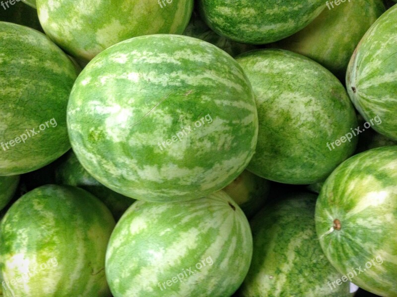 Watermelon Produce Fresh Food Fruit