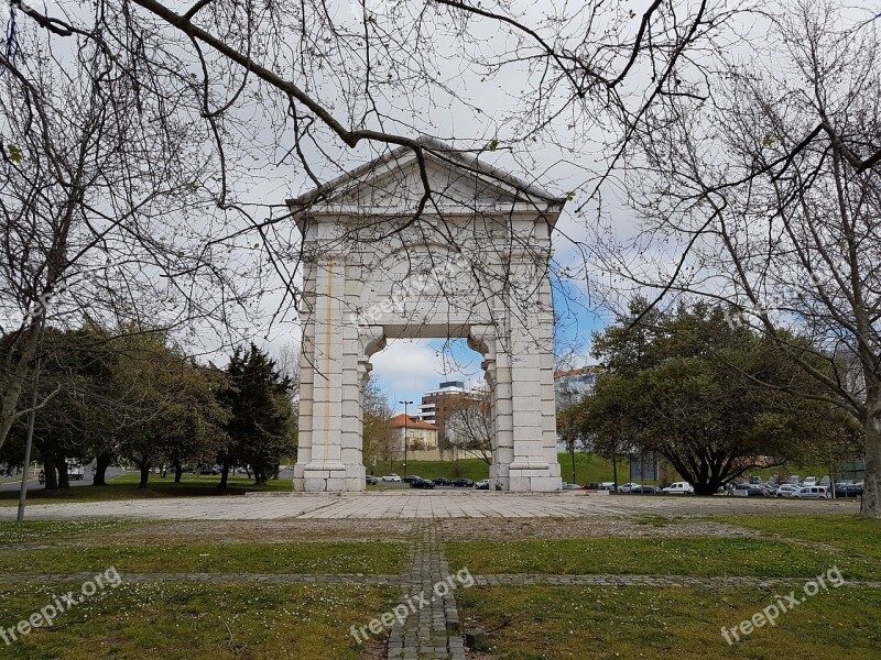 Gate Portugal Monument Architecture Landmark