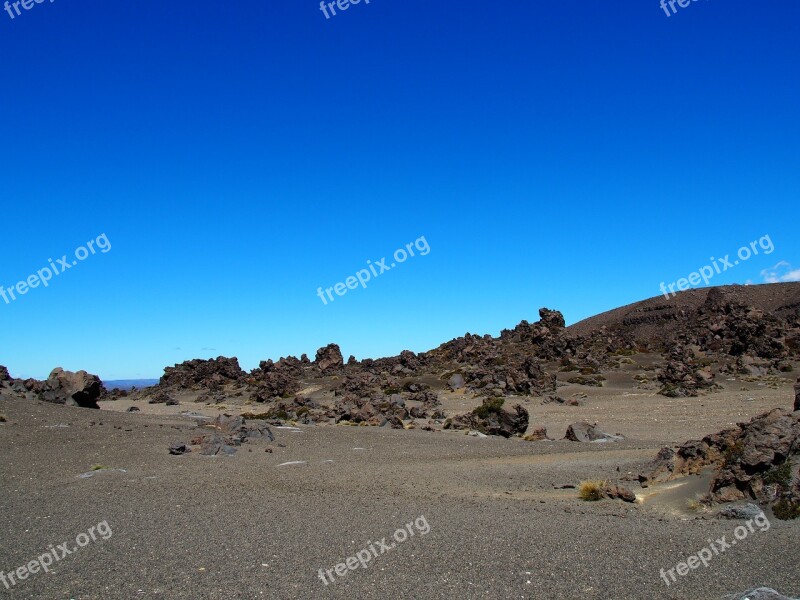 Tongariro National Park Volcanic Landscape New Zealand Free Photos