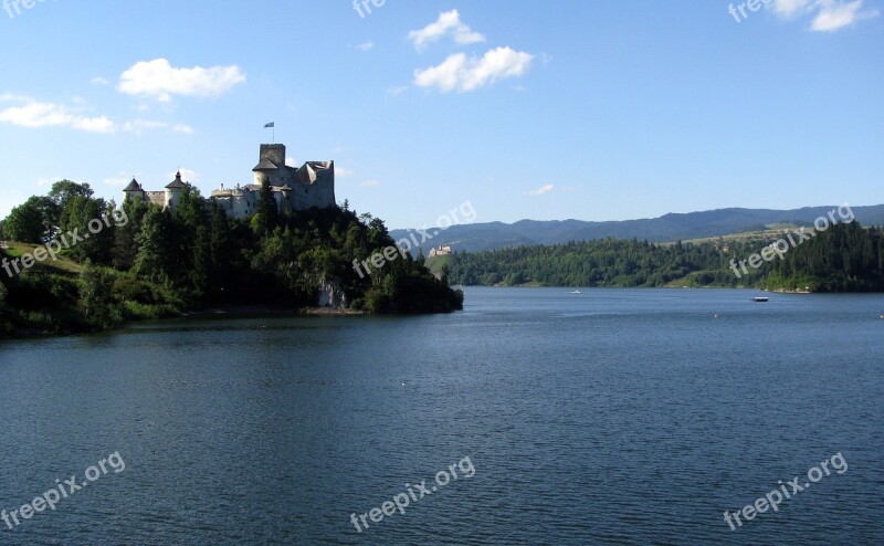 Castle Niedzica Poland Dam Tourist Attractions