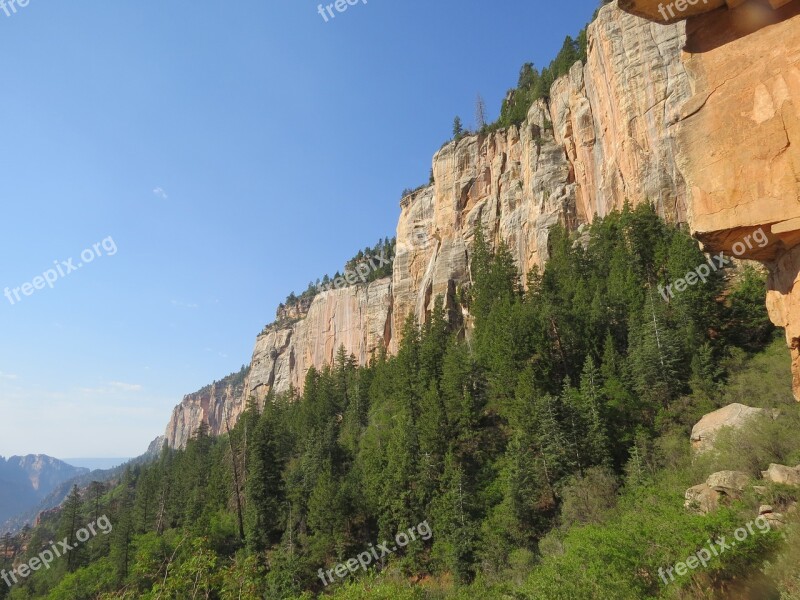 Grand Canyon North Rim Landscape Colorful Rock Free Photos