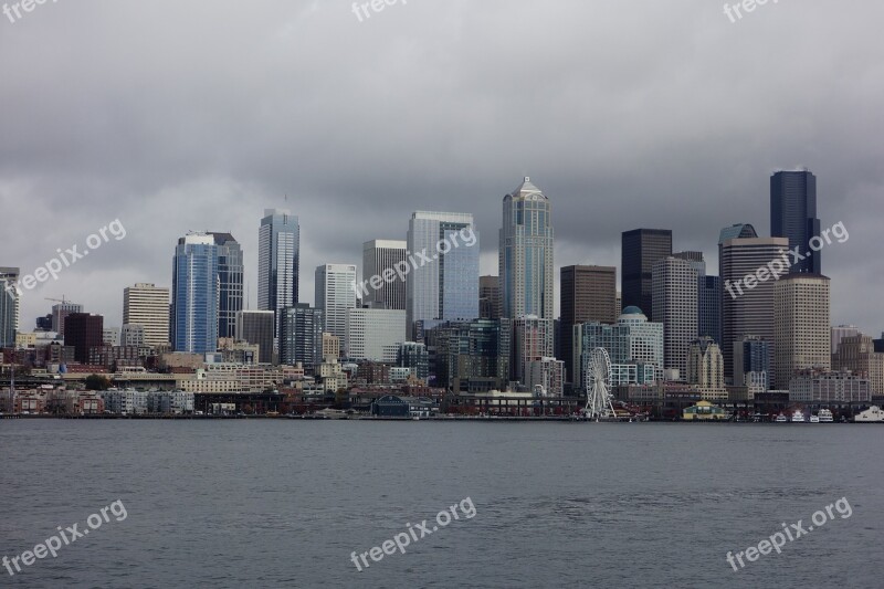 Seattle Sea Port Construction Large F