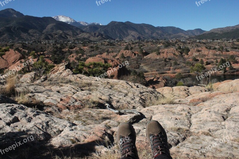 Outdoors Colorado Pikes Peak Hiking Peak