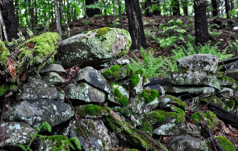 Stone Wall Stones Wall Architecture Old