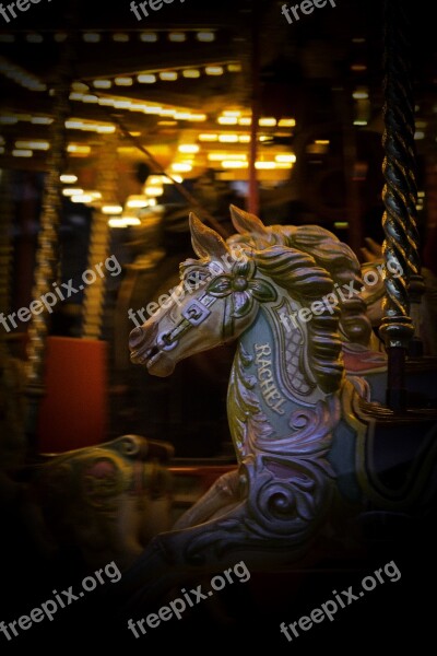 Carousel Horse Fair Carnival Amusement