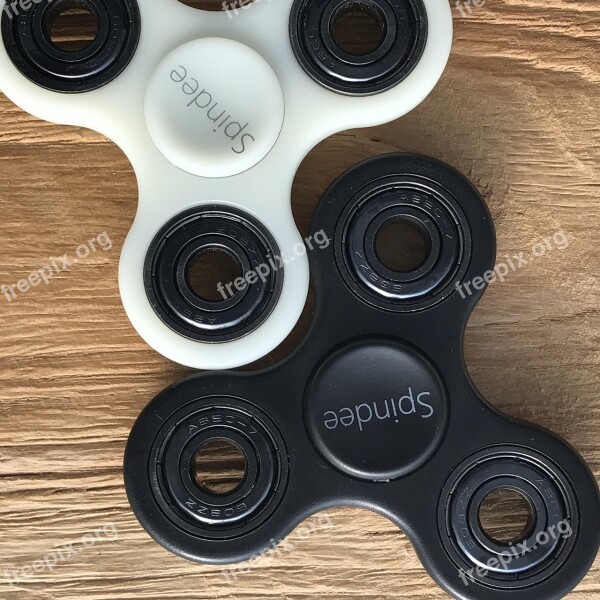 Fidget Spinner Black And White Skill Toy Free Photos